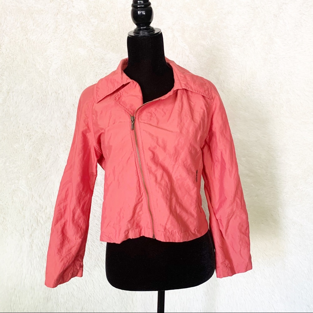 Cabi Lightweight Zipped Mauve Jacket Size M